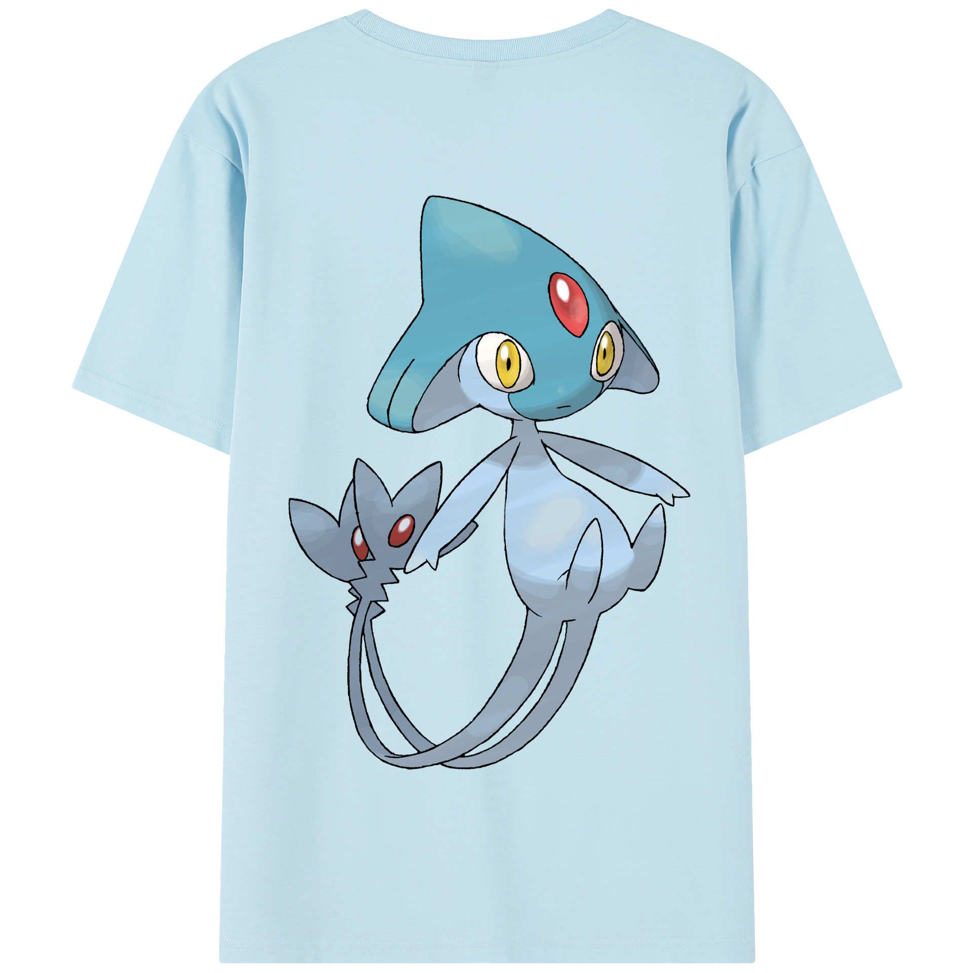 （画像用） ポケットモンスター Pokémon 綿100％半袖Tシャツ（背面プリント）
